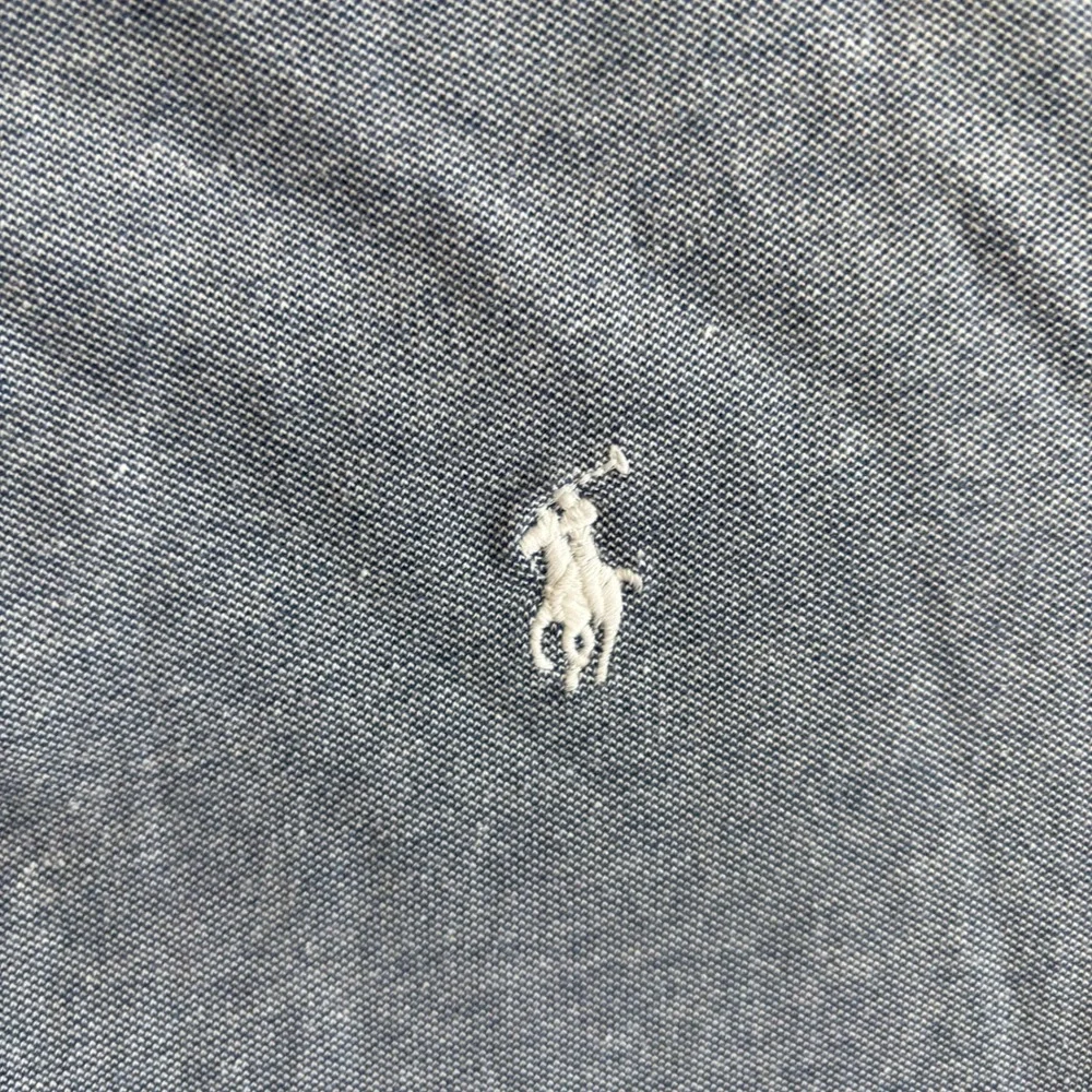 Polo Ralph Lauren Mens Classic Fit Stretch Mesh Polo Shirt Blue Tipped Large
